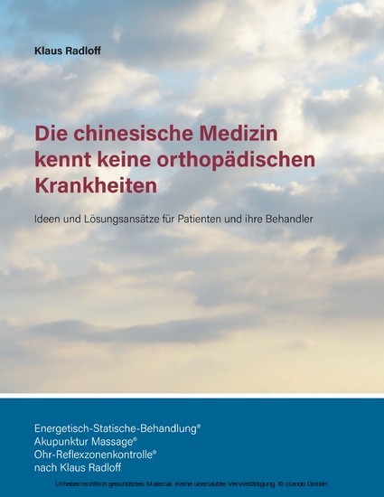 Die chinesische Medizin kennt keine orthopädischen Krankheiten main product photo