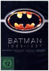 Batman 1-4, 4 DVDs
