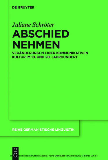 Abschied nehmen main product photo
