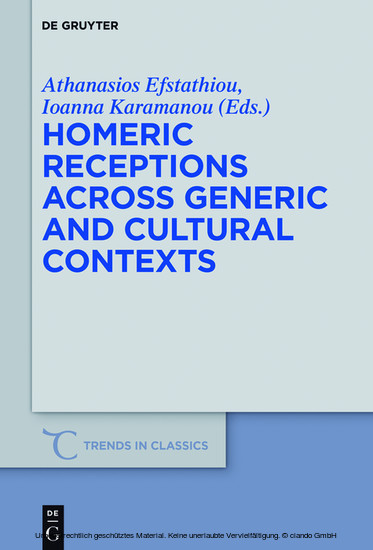 Homeric Receptions Across Generic and Cultural Contexts main product photo