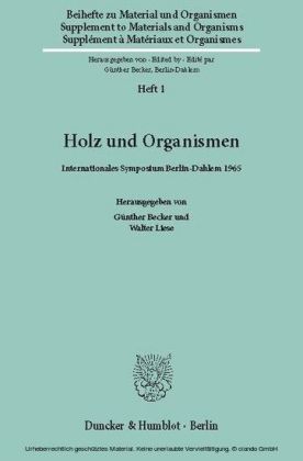 Holz und Organismen.