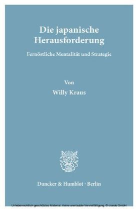 Die japanische Herausforderung.
