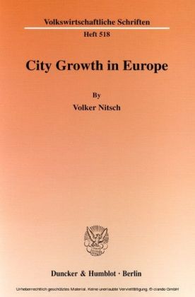 City Growth in Europe.