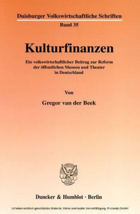Kulturfinanzen.