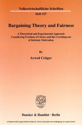 Bargaining Theory and Fairness.
