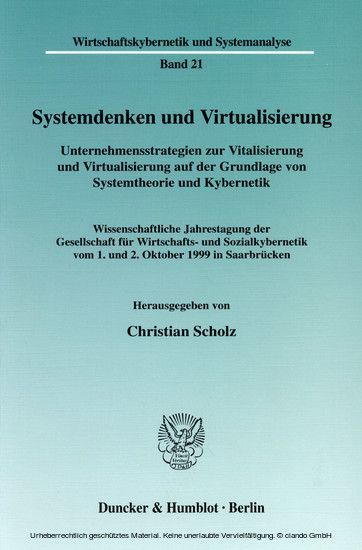 Systemdenken und Virtualisierung. main product photo