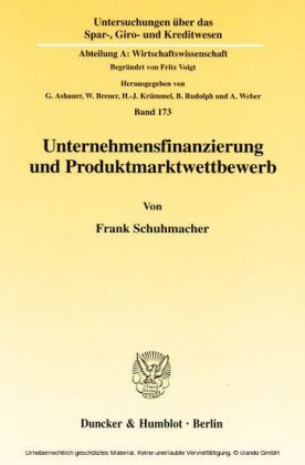 Unternehmensfinanzierung und Produktmarktwettbewerb.