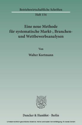 Eine neue Methode für systematische Markt-, Branchen- und Wettbewerbsanalysen.