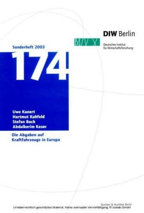 Die Abgaben auf Kraftfahrzeuge in Europa.