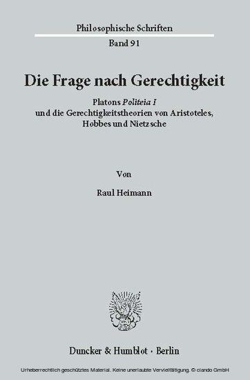 Die Frage nach Gerechtigkeit. main product photo