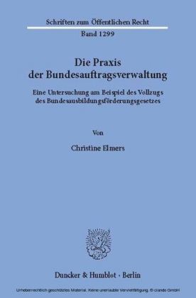 Die Praxis der Bundesauftragsverwaltung.