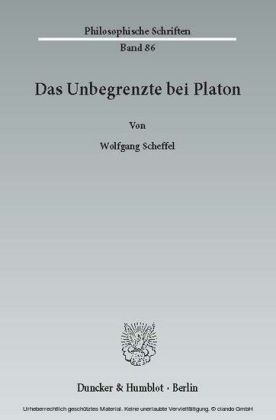 Das Unbegrenzte bei Platon.