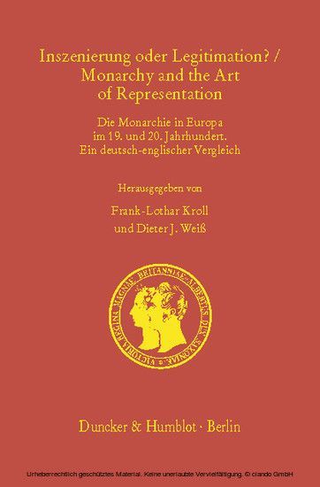 Inszenierung oder Legitimation? / Monarchy and the Art of Representation. main product photo