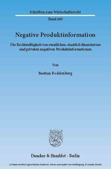 Negative Produktinformation. main product photo