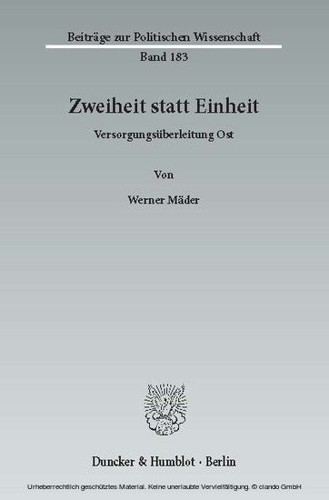 Zweiheit statt Einheit. main product photo