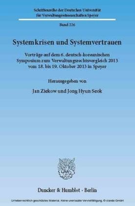 Systemkrisen und Systemvertrauen.