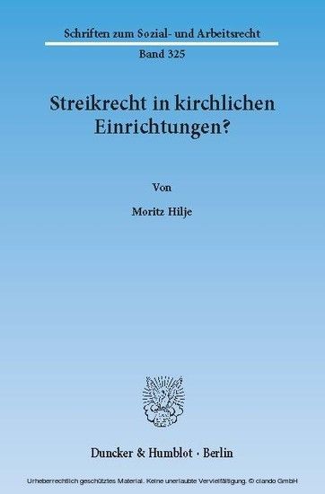 Streikrecht in kirchlichen Einrichtungen? main product photo