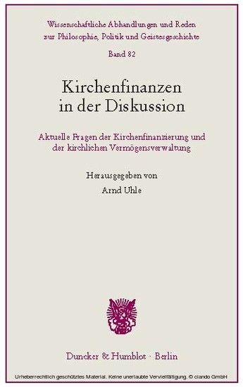 Kirchenfinanzen in der Diskussion. main product photo