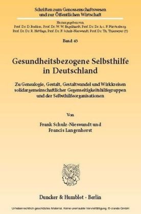 Gesundheitsbezogene Selbsthilfe in Deutschland.