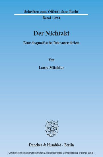 Der Nichtakt. main product photo