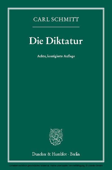 Die Diktatur. main product photo