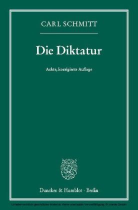 Die Diktatur.