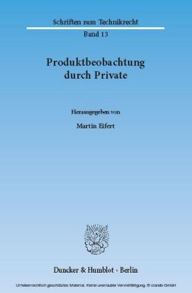 Produktbeobachtung durch Private.