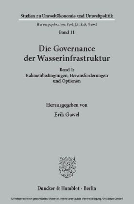 Die Governance der Wasserinfrastruktur.