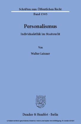 Personalismus.