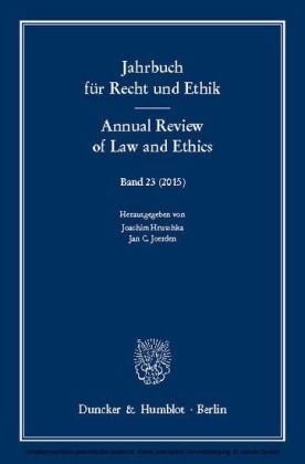 Jahrbuch für Recht und Ethik / Annual Review of Law and Ethics.
