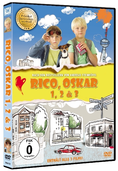 Rico und Oskar 1-3, 3 DVDs main product photo