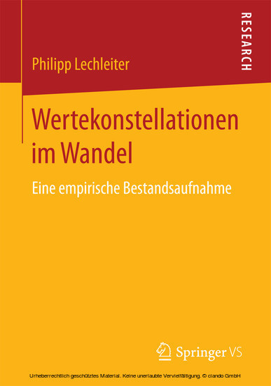 Wertekonstellationen im Wandel main product photo