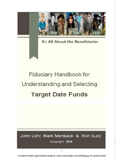 Fiduciary Handbook for Understanding and Selecting Target Date Funds main product photo