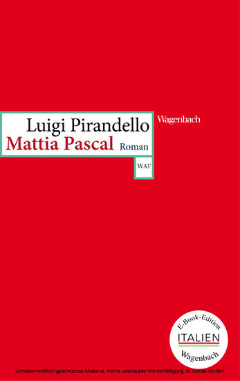 Mattia Pascal main product photo