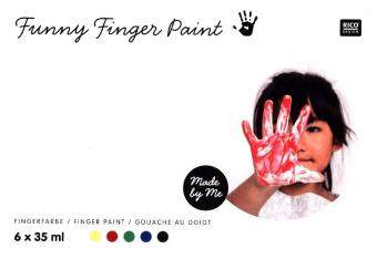 Fingerfarben-Set 6 x 35 ml