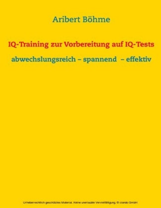 IQ-Training zur Vorbereitung auf IQ-Tests