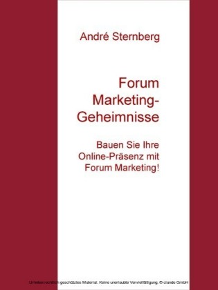 Forum Marketing-Geheimnisse