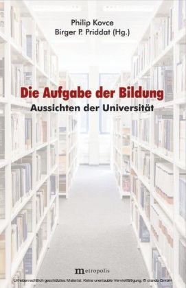 Die Aufgabe der Bildung