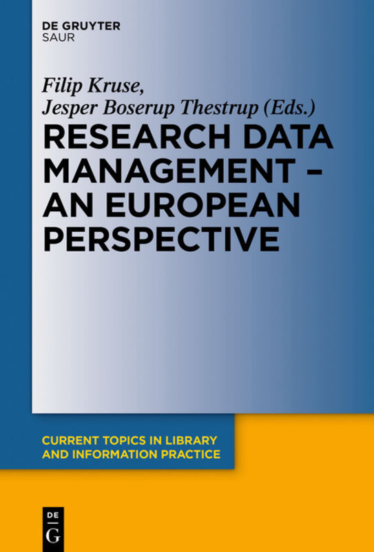 Research Data management - A European perspective main product photo