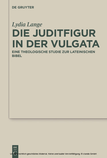 Die Juditfigur in der Vulgata main product photo