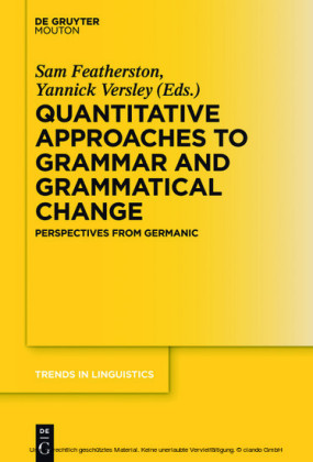 Quantitative Approaches to Grammar and Grammatical Change