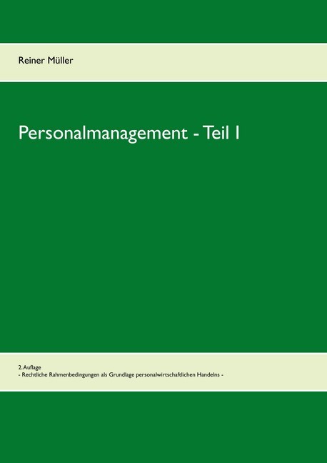 Personalmanagement - Teil I main product photo