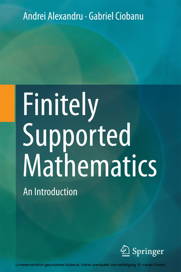 Finitely Supported Mathematics main product photo