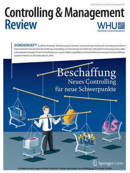 Controlling & Management Review Sonderheft 2-2016 main product photo