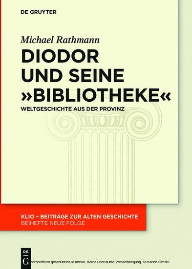 Diodor und seine 'Bibliotheke' main product photo