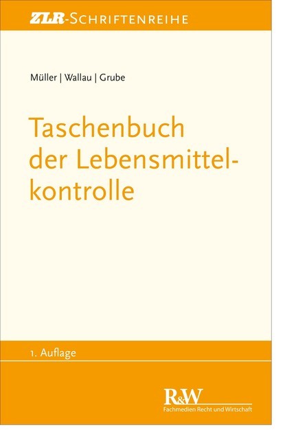 Taschenbuch der Lebensmittelkontrolle main product photo