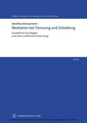 Mediation bei Trennung und Scheidung