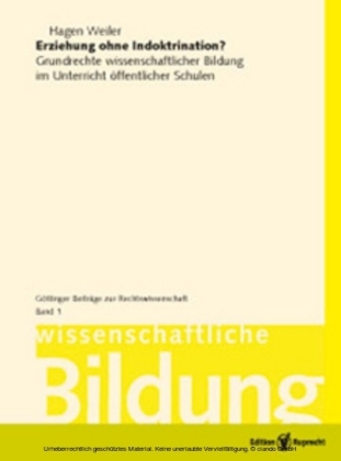 Erziehung ohne Indoktrination?