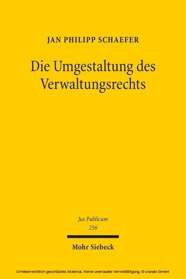 Die Umgestaltung des Verwaltungsrechts main product photo