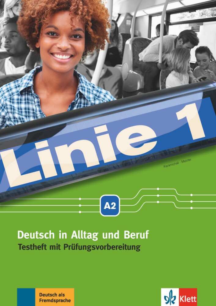 Linie 1 - Testheft mit Prüfungsvorbereitung A2, m. Audio-CD main product photo